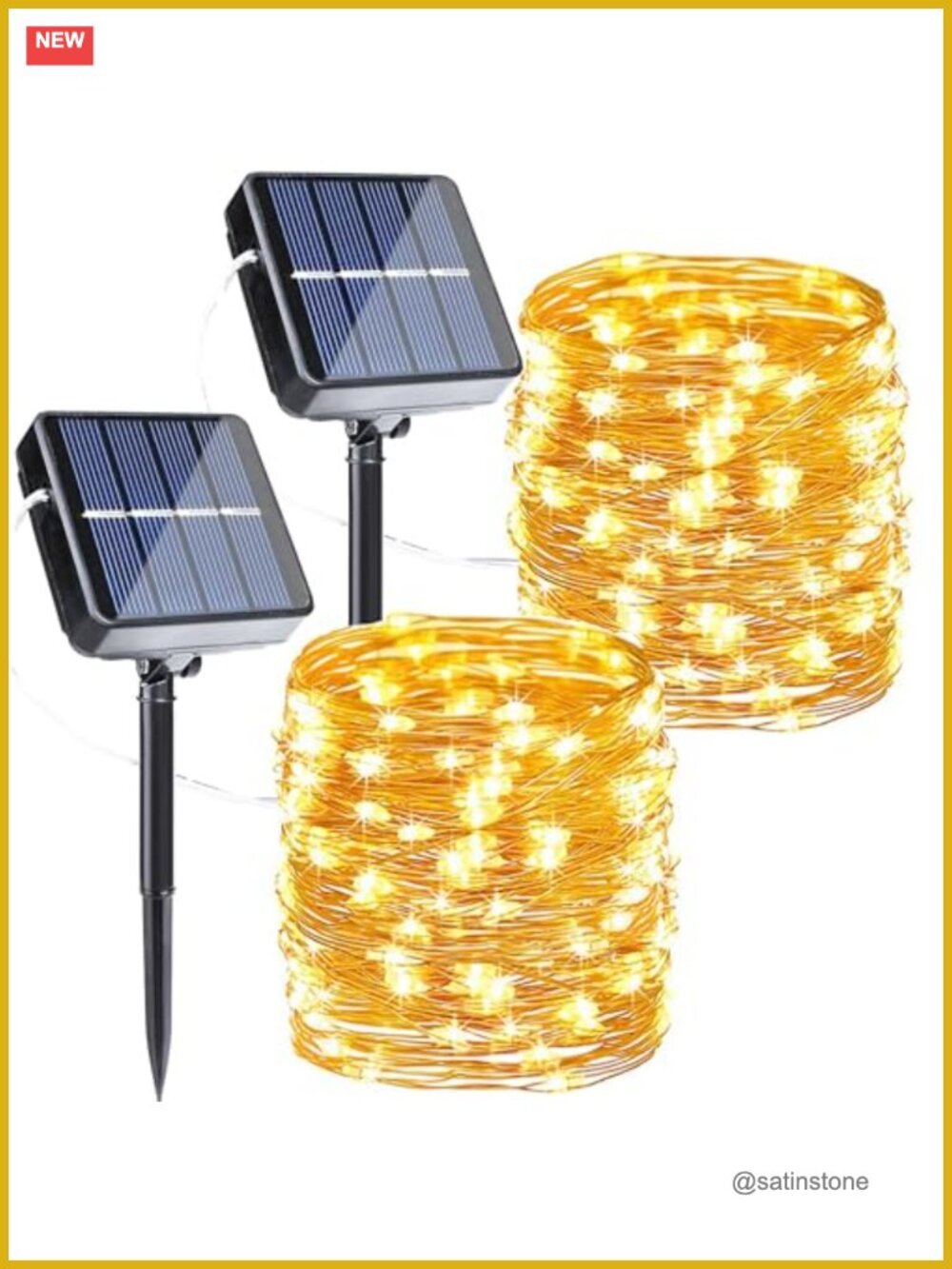 Solar Powered LED String Lights 80FT 240 Lights Waterproof Outdoor Decorative